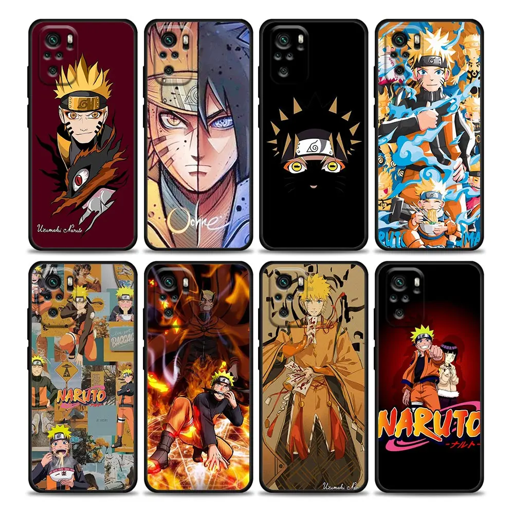 

Anime Uzumaki Naruto Phone Case for Redmi 10 9 9A 9C 9i K20 K30 K40 Plus Pro Note 10 Pro 11 Pro Soft Silicone