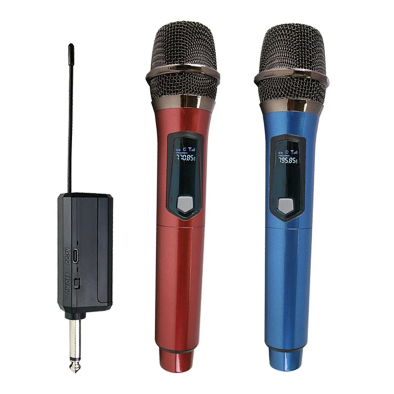 

918A Wireless Microphone UHF Wireless Microphone System for PA, Karaoke, Dj Party