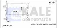 

363500 для водяного радиатора двигателя, пайка (ручная) ASTRA G ZAFIRA A x16xe 98 10