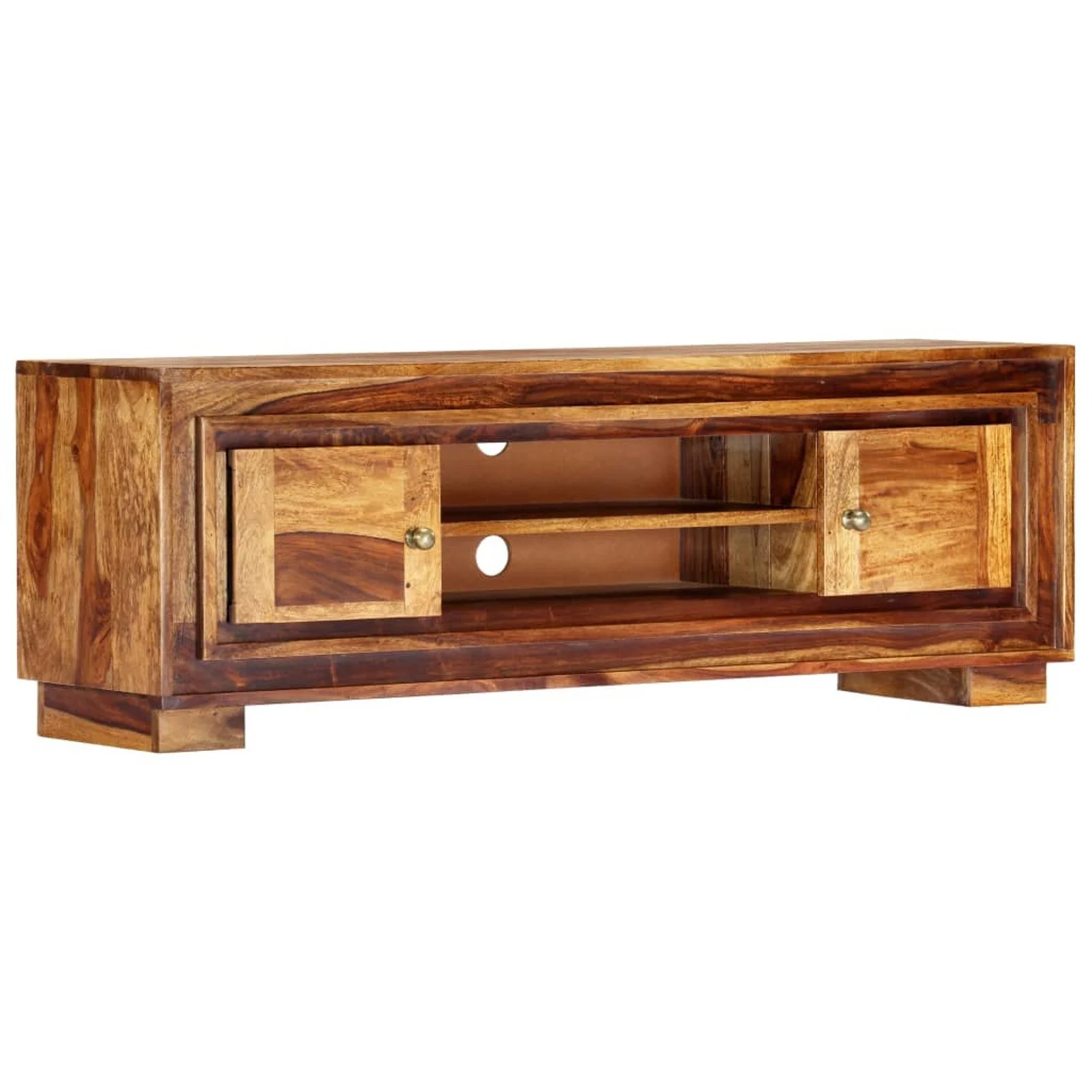 

TV Cabinet 46.5"x11.8"x15.7" Solid Sheesham Wood