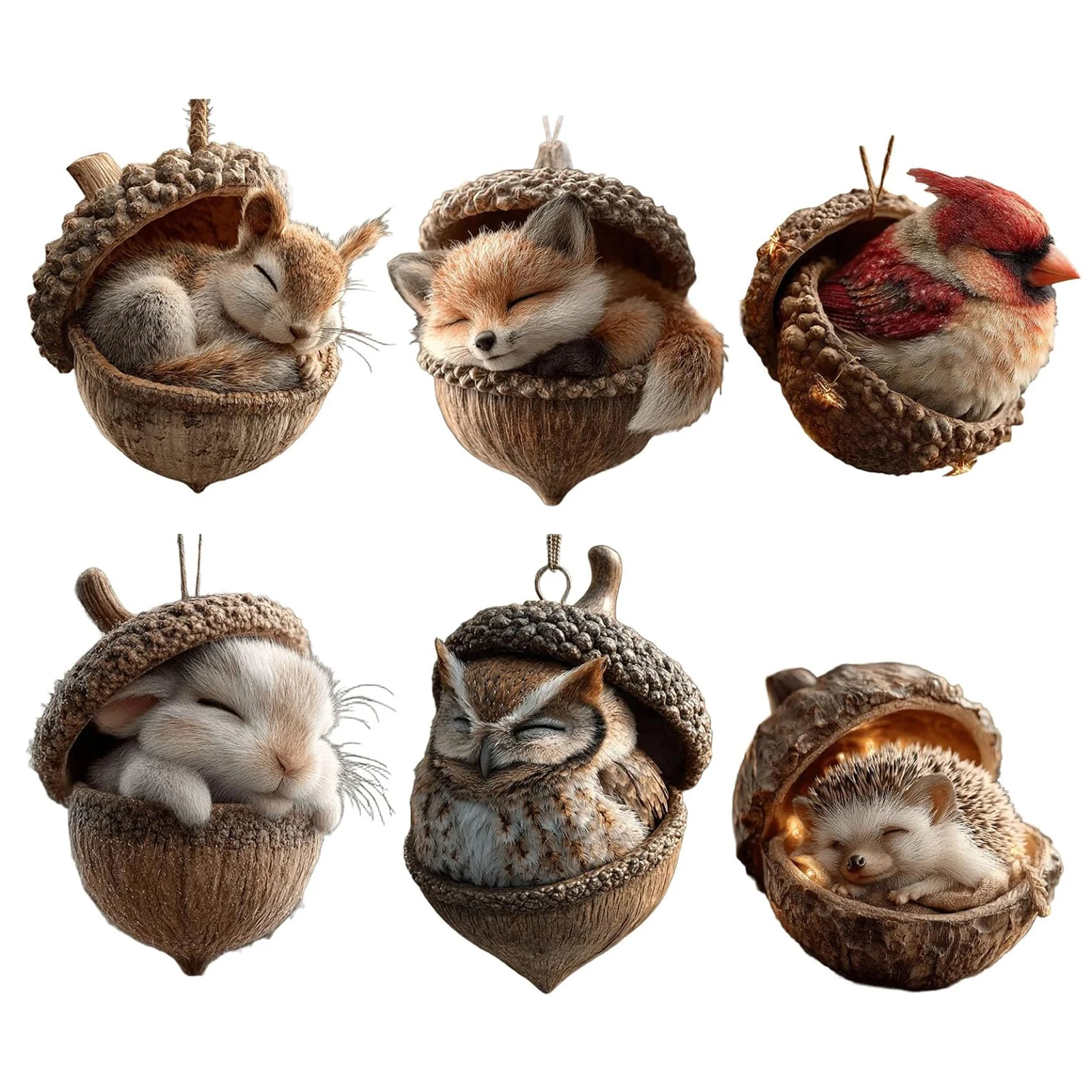 6 шт. Акриловые рождественские украшения с лесными животными вениамин маевич мёдов развивающие раскраски 4 знакомимся с лесными жителями