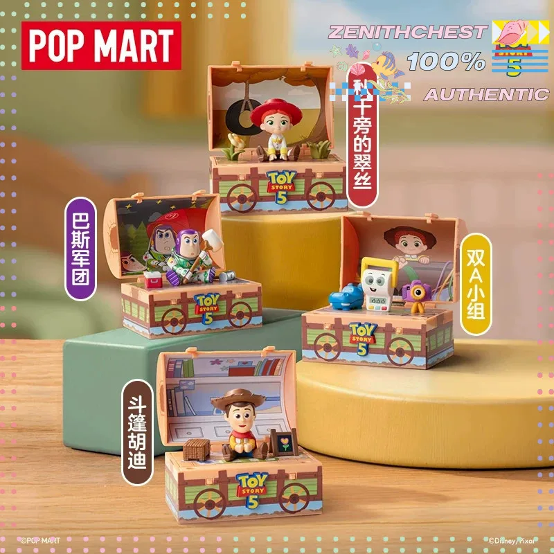Фото Оригинальные коллекционные фигурки POP MART Disney Pixar Toy Story 5 Series Blind Box, милые настольные украшения, идеальный подарок на праздник №3