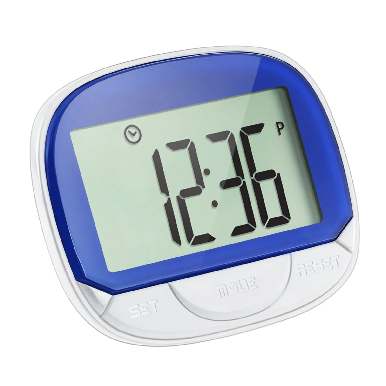 

Step Counter For Walking Pedometers For Steps And Miles Portable Pedometer With Back Clip & Clock Function Accurate Step Calorie