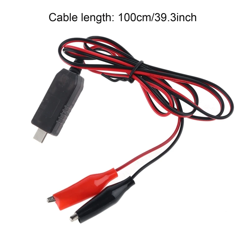 LR3 LR6 AA AAA устройство для устранения батарей USB C 5 В до 3 понижающий кабель с зажимом