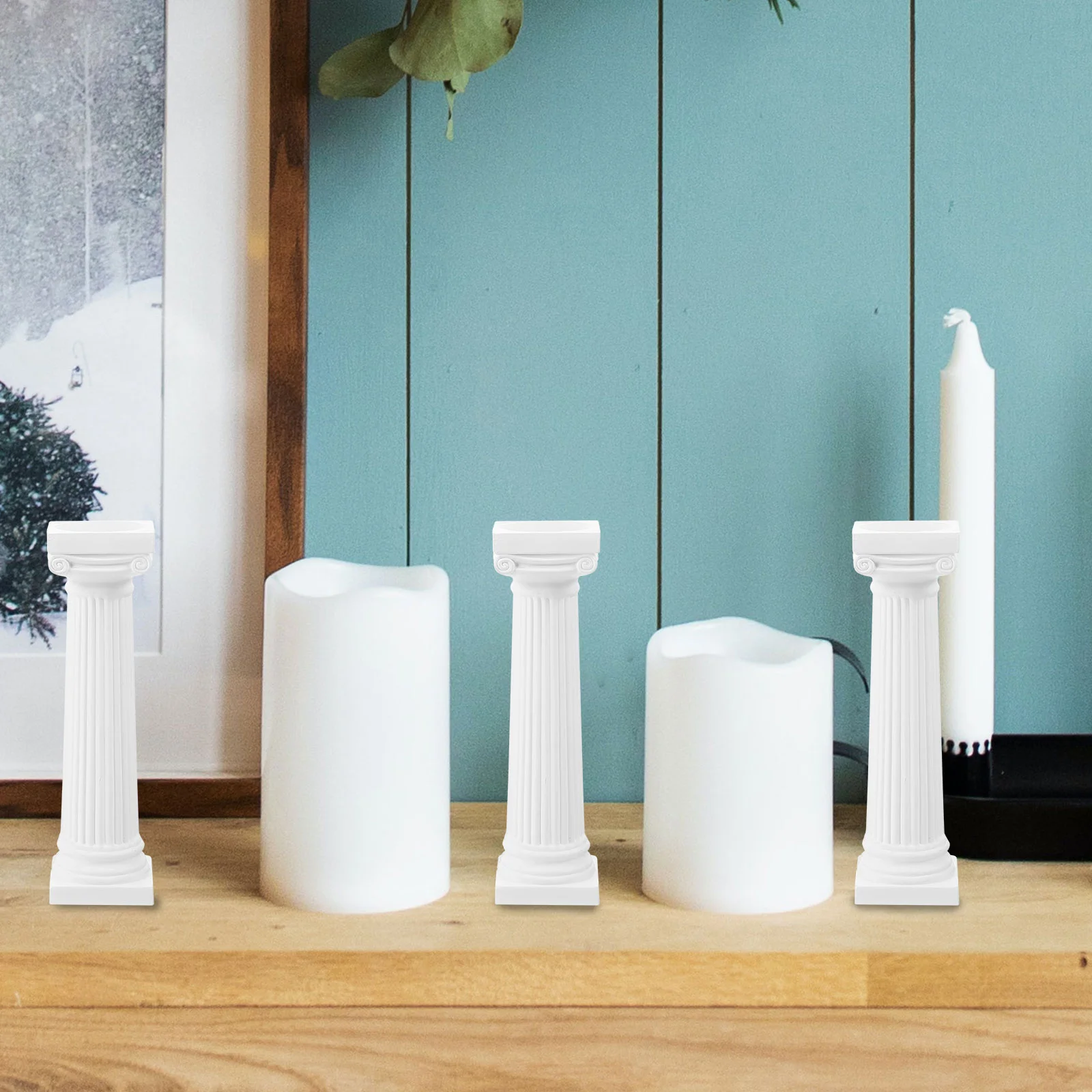 6 шт. римская модель колонны столбы для дома декоративные украшения входа уличные