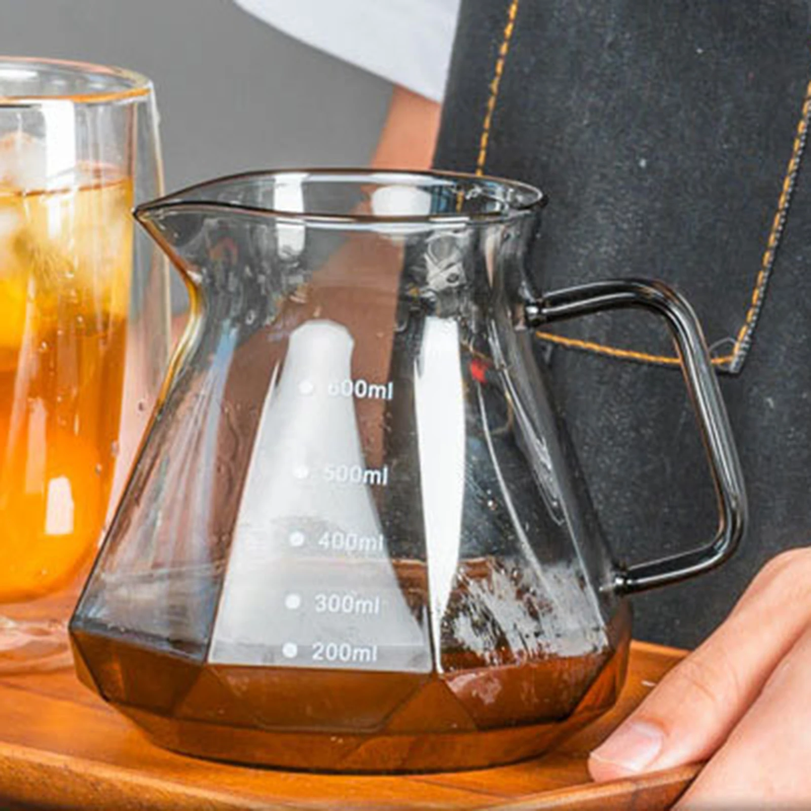 Кофейная капельница кофейный серверный чайник с ручкой крышка капельный для