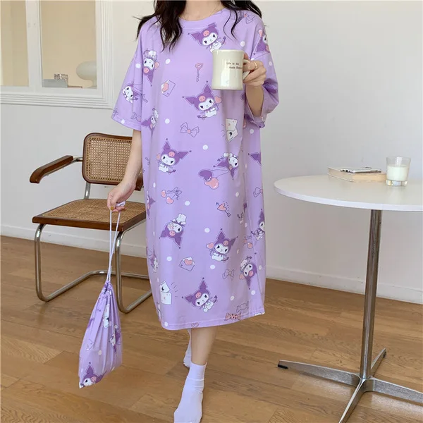 

Носки Sanrio 5 пар, милые Дышащие Короткие носки-лодочки с рисунком Hello Kitty Kuromi для девочек из аниме, милые Мультяшные хлопковые чулки