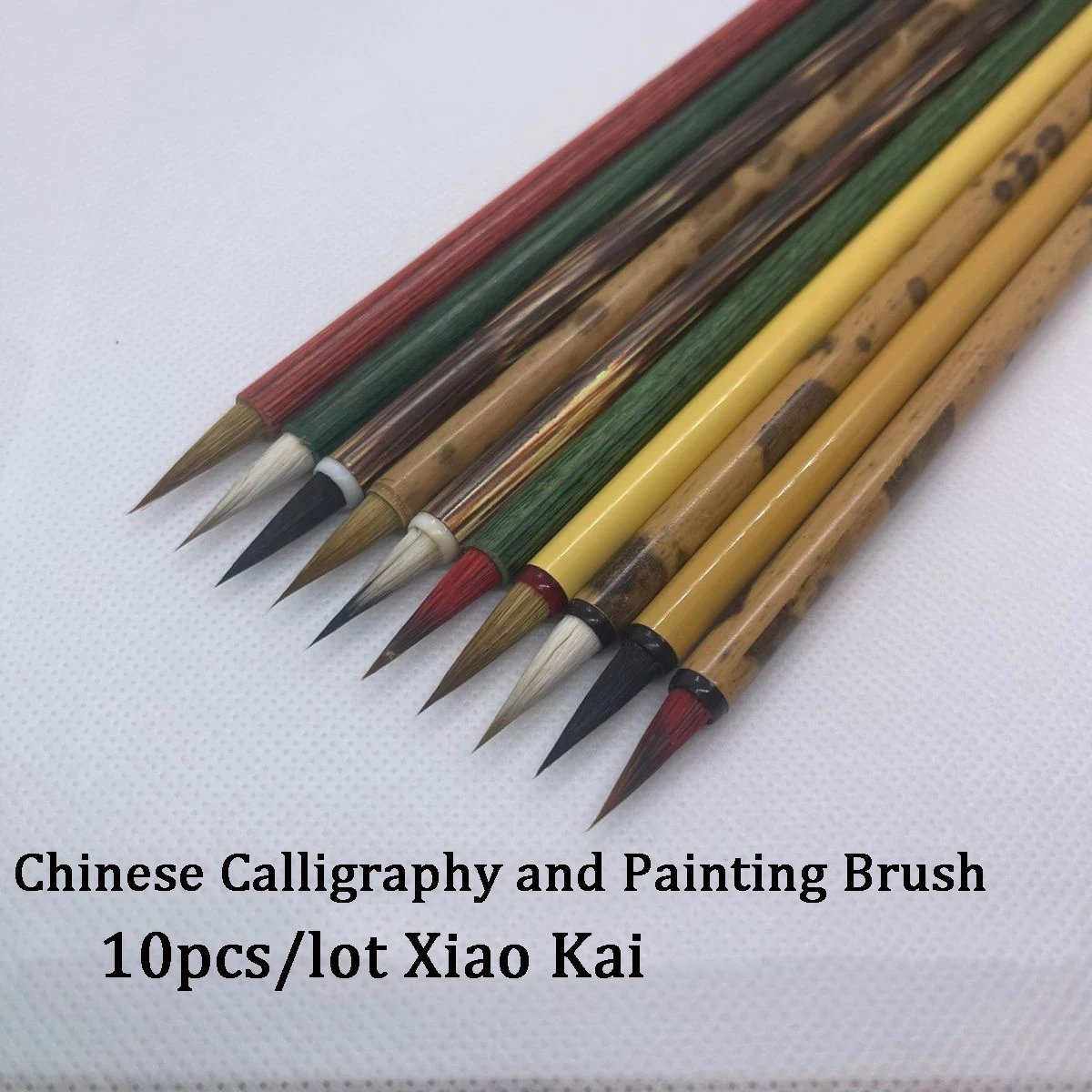 10 шт./набор кисточка для письма китайской каллиграфии Xiao Kai Ears sutra акварельные