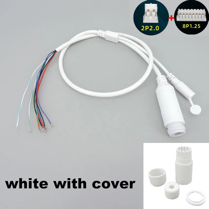 

Gakaki 221908 Q09 0912q 9-контактный PoE кабель питания белый 700 мм