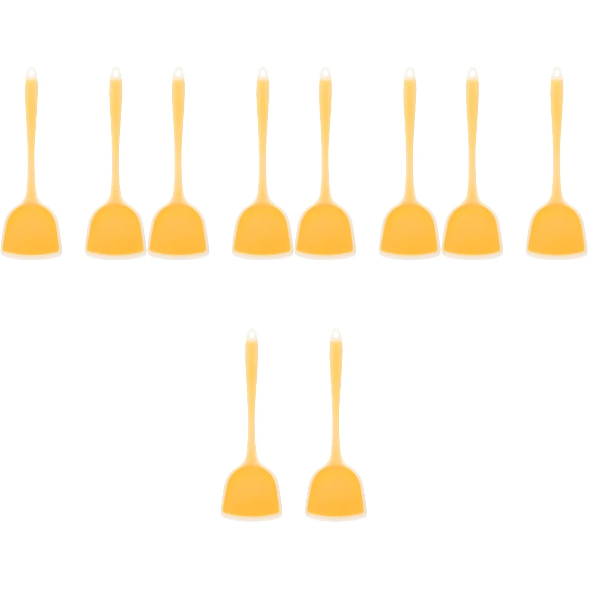 

10 Household Kitchen Reusable Resistant Ergonomic Spatula Spatula for Home Wok Kitchen Daily