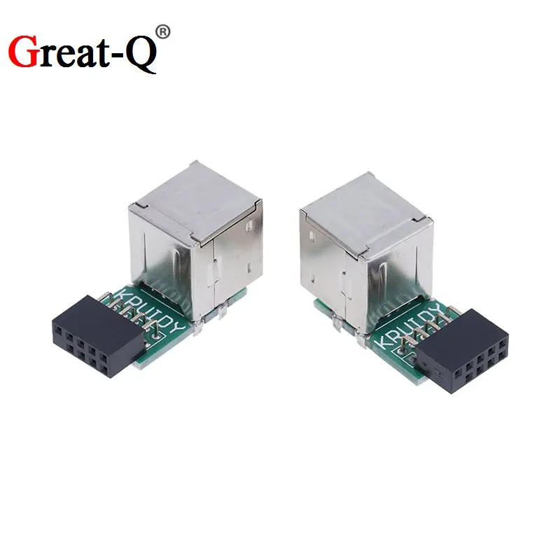 

9Pin to USB Connector Motherboard 9-pin Female Port To 2-port USB2.0 Converter Motherboard 9P To USB2 Built-in Expansion Port