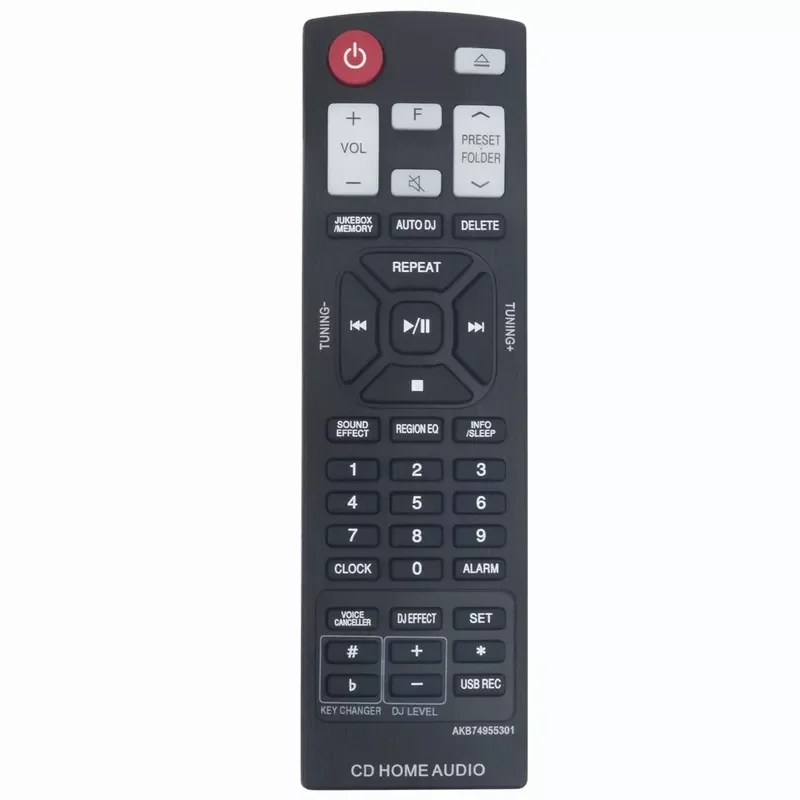 

NEW2023 New Original Mini Hi-fi Remote control AKB74955301 for LG CD Home Audio System control CM8360 CM8460 CM9760 CM9960 OM556