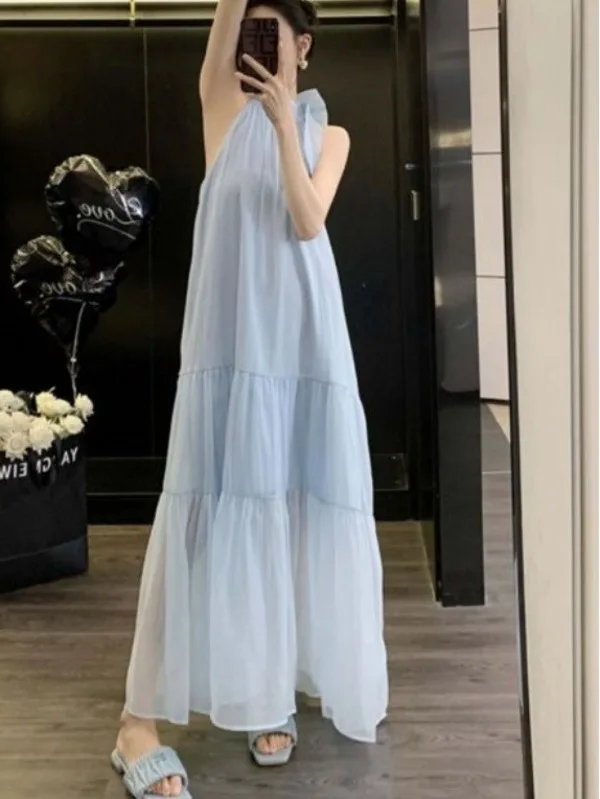 Приталенное платье для девушек Lazy Desire соляная Милая женская одежда лето 2024