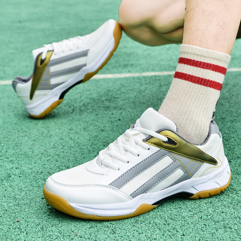 Professional men's and women's badminton shoes Court comfortable fitness tennis shoes Men's training volleyball shoes Size 36-45