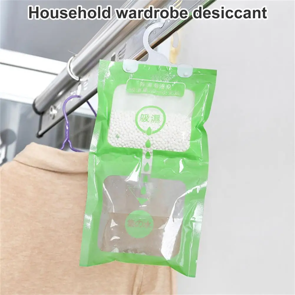 

Portable Useful Moisture Absorber Clothing Desiccant 2 Sizes Dehumidification Bag Hanging Design Household Supplies
