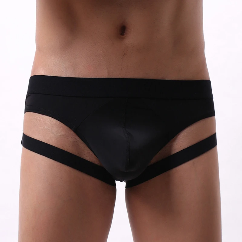 

Men Sexy Straps Leg Belt G Tring Gay Man Erotic Lingerie Hollow Butt Brief Socks Bondage Underwear Man Sexy Bulge Pouch Panties
