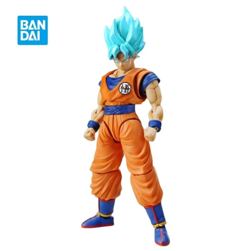 

Bandai RISE FRS Dragon Ball Super Saiyan Blue Hair Son Goku Anime Surrounding Action Figures Collection Model Toys Gift