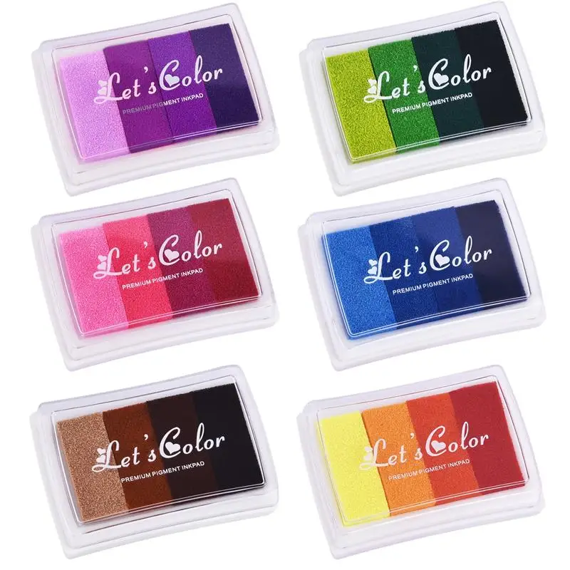 1 шт. набор чернильных подушечек для печати 4 цвета | Дом и сад