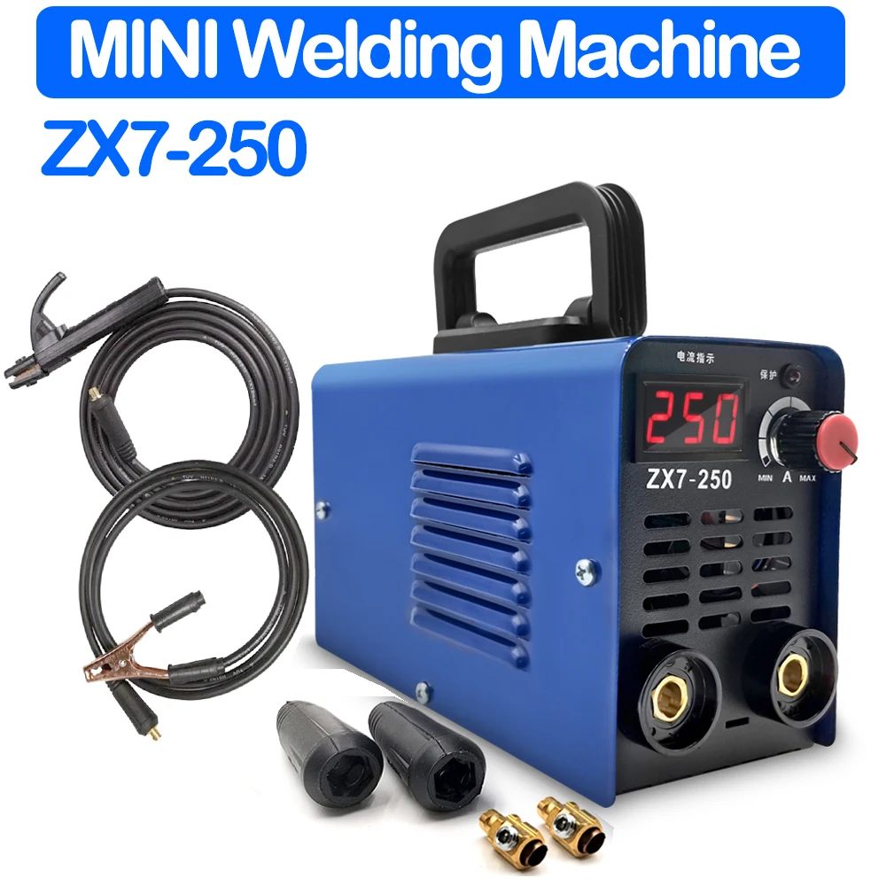 250A MMA Welding Machine 220V Arc Welding Machine Fully Automatic Industrial-Grade Household Small All-Copper Electric Welding