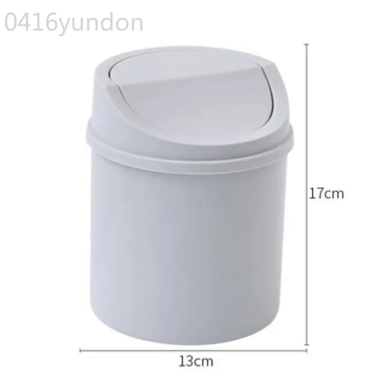 Мини-настольный бак небольшой мусорный трубка с крышкой для спальни чистый ящик