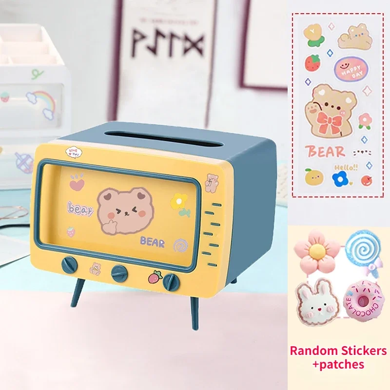 

Квадратный держатель для салфеток Kawaii из пластика