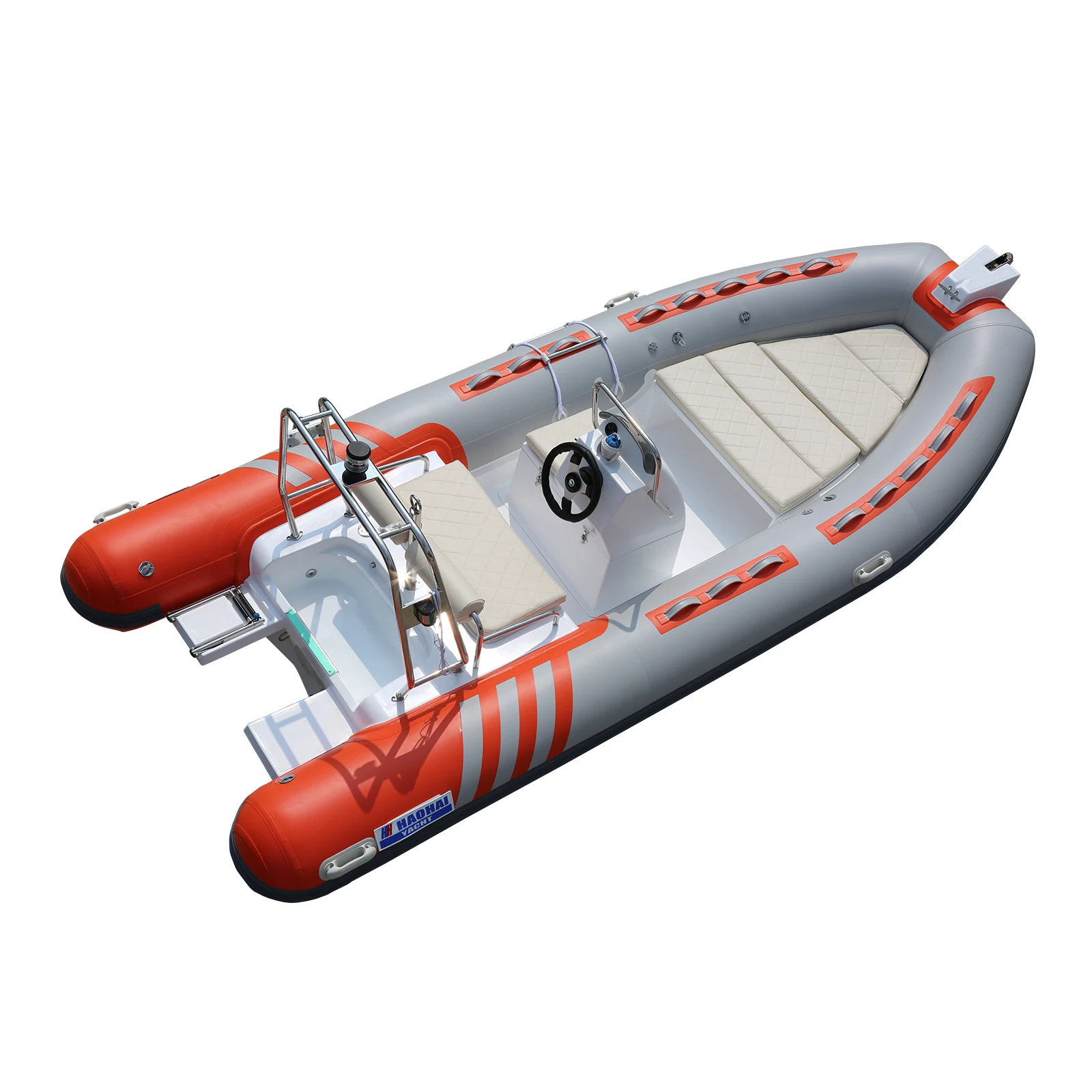 CE RIB 480 двойная модель надувной рыбацкой лодки с ПВХ-гипалоном подвесной