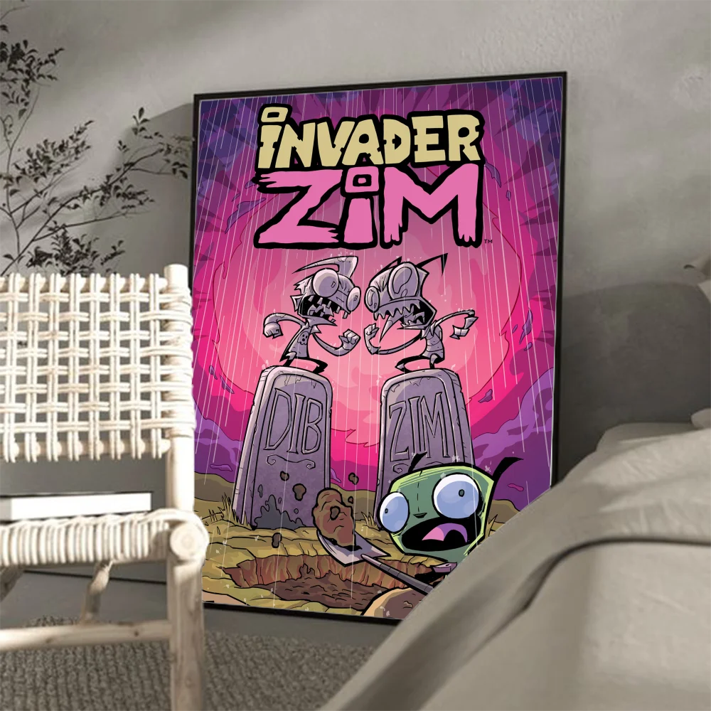 Фигурка из мультфильма I-Invader Z-Zim винтажные classiques художественная роспись высокого