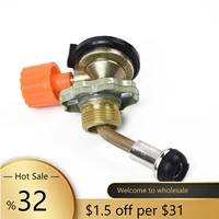 1pc camping for gas butane cylinder tank refill connector adapter valve recharge refilable butane cylinder easily outdoortools