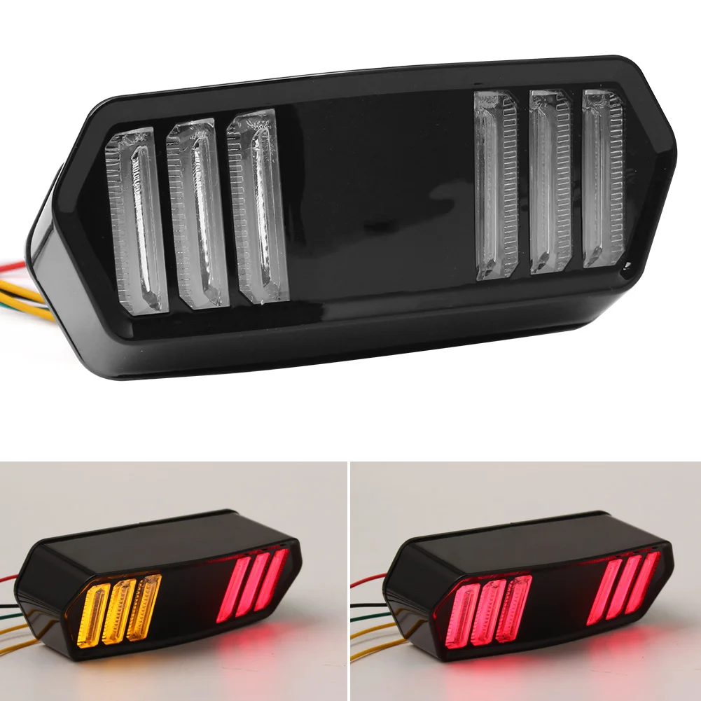 Светодиодный задний фонарь для мотоцикла указатель поворота ходовой тормозной