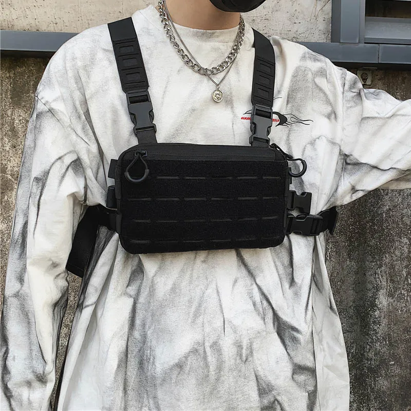 

Chest Men Pack Chest Women Nylon Pack Belt Waist Tactical Vest Casual Bag 2021 Bullet Waist Travel Outdoors Bags Pouch Tactical