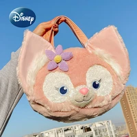 disney 2022 new girl plush handbag cartoon cute girl plush messenger bag large capacity fashion multifunctional storage bag