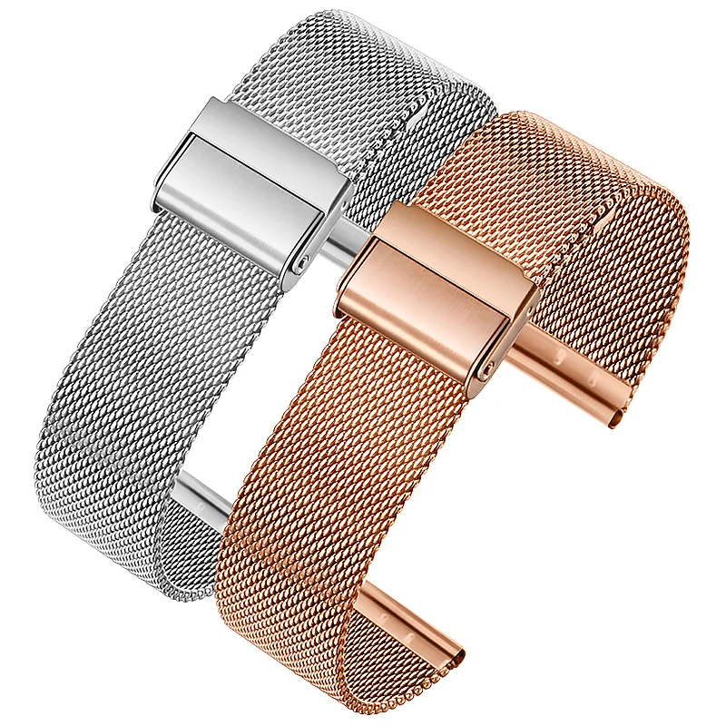 

14mm 18mm 20mm Milanese for DW (Daniel Wellington) Watch Strap rose gold Stainless Steel Bracelet fit DW 36 40mm The dial strap