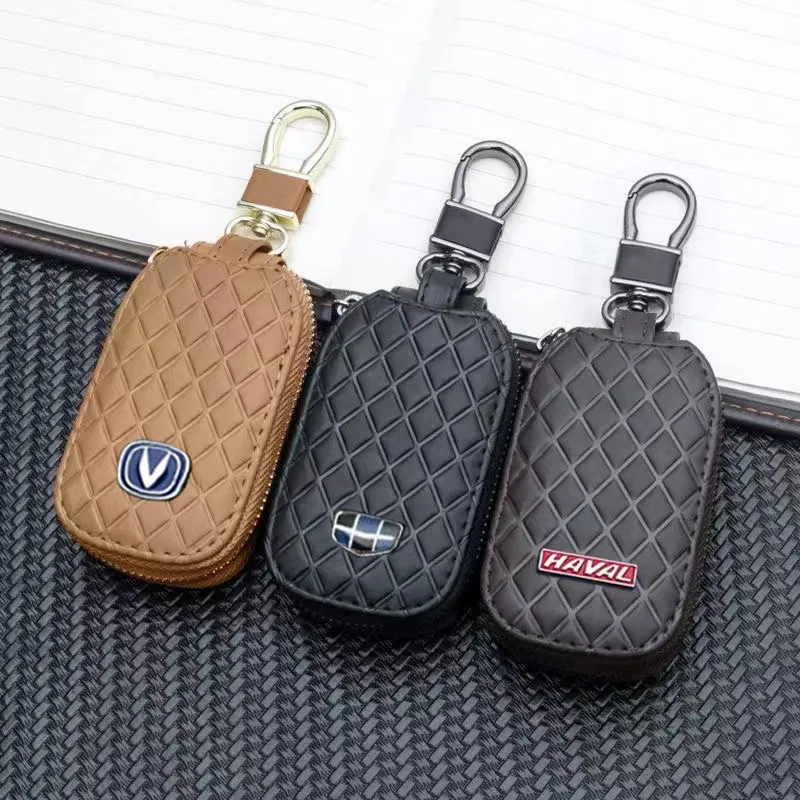 

Высококачественный деловой Повседневный универсальный кожаный чехол для ключей Suzuki, чехол для автомобильного ключа с дистанционным управлением, защитный бумажник с логотипом автомобиля