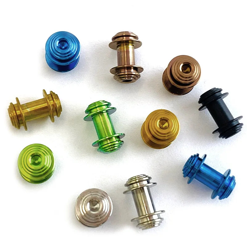 

6 цветов с ЧПУ из титанового сплава, стопорные винты вала ножа, заклепки для Benchmade Bugout 535 Mini Bugout 563, Taggedout 15535