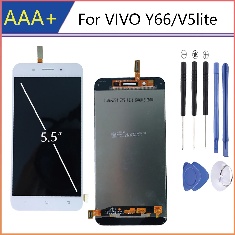 

AAA+Quality 5.5 Inch For Vivo Y66 LCD Display Touch Screen replacement For vivo V5 Lite 1906 LCD Digitizer Assembly Repair Parts