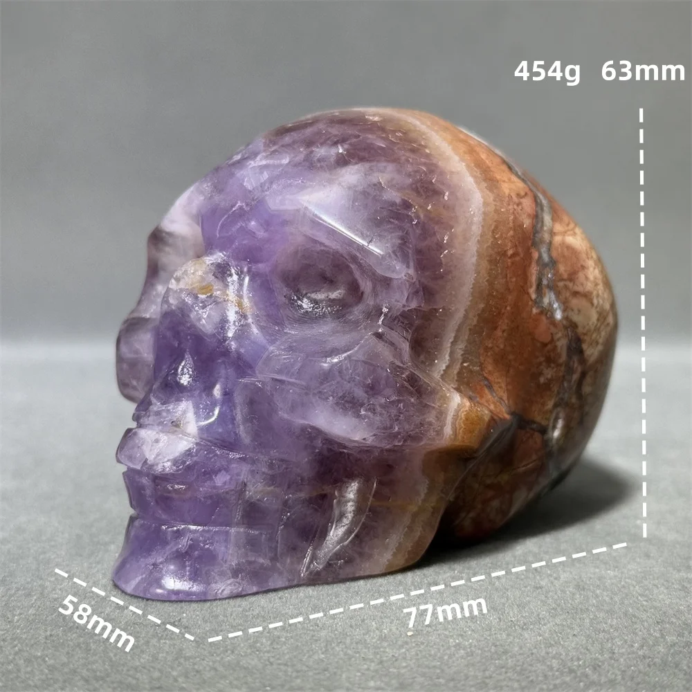 

Фэнтезийный аметистовый череп