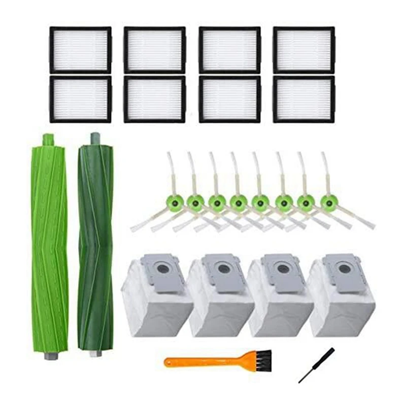 

1 Set Of Replacement Parts For Irobot Roomba I7 I7 + I7 Plus E5 E6 E7 Series Vacuum Cleaner Accessory Set