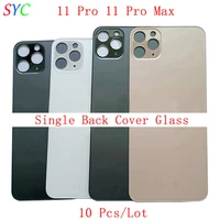 10pcslot rear door big hole camera hole battery cover housing case for iphon 11 pro max back cover with logo repair parts