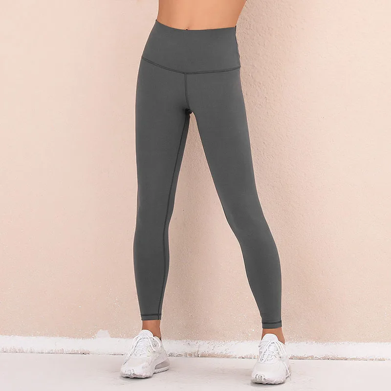 

Bauhinia Bowknot Naked-Feel Workout Legging Women Quick Drying Hip Lifting Exercise Pants Woman Scrunch Butt Solid Yoga Tights