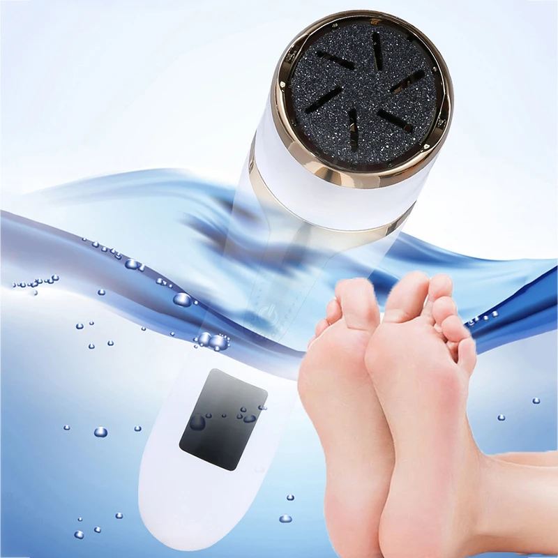 

Electric Foot File Pedicure Tools Rechargable Foot Sander Waterproof Callus Dead Skin Remover Adjustable Speed Feet Clean Care