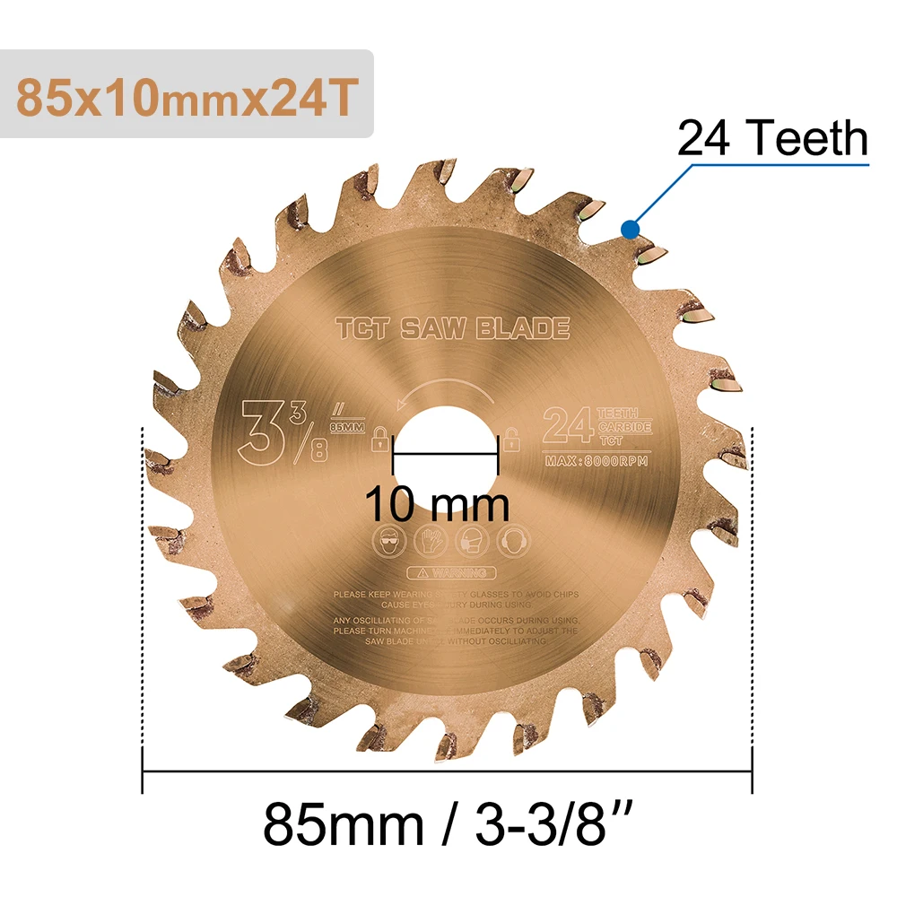 

Циркулярная пила XCAN, диски 85 мм, 24T/30T/36T
