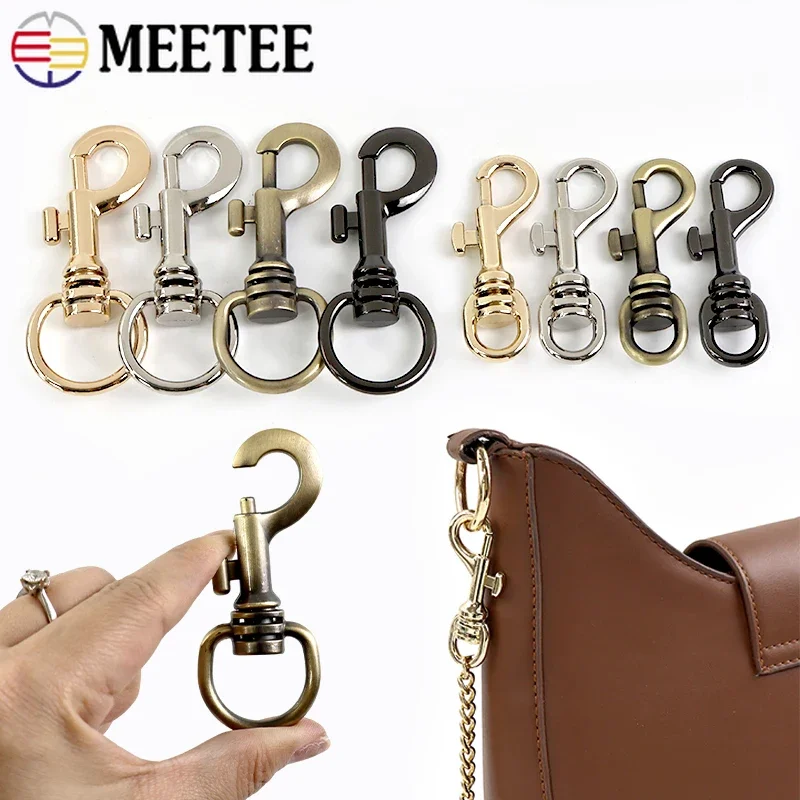25 шт. Meetee металлическая поворотная застежка-лобстер ремень для сумки триггерный зажим собачий ошейник разъем брелок карабин DIY аппаратные аксессуары (art.: 3920cd92b56cb) - 3920cd92b56cb