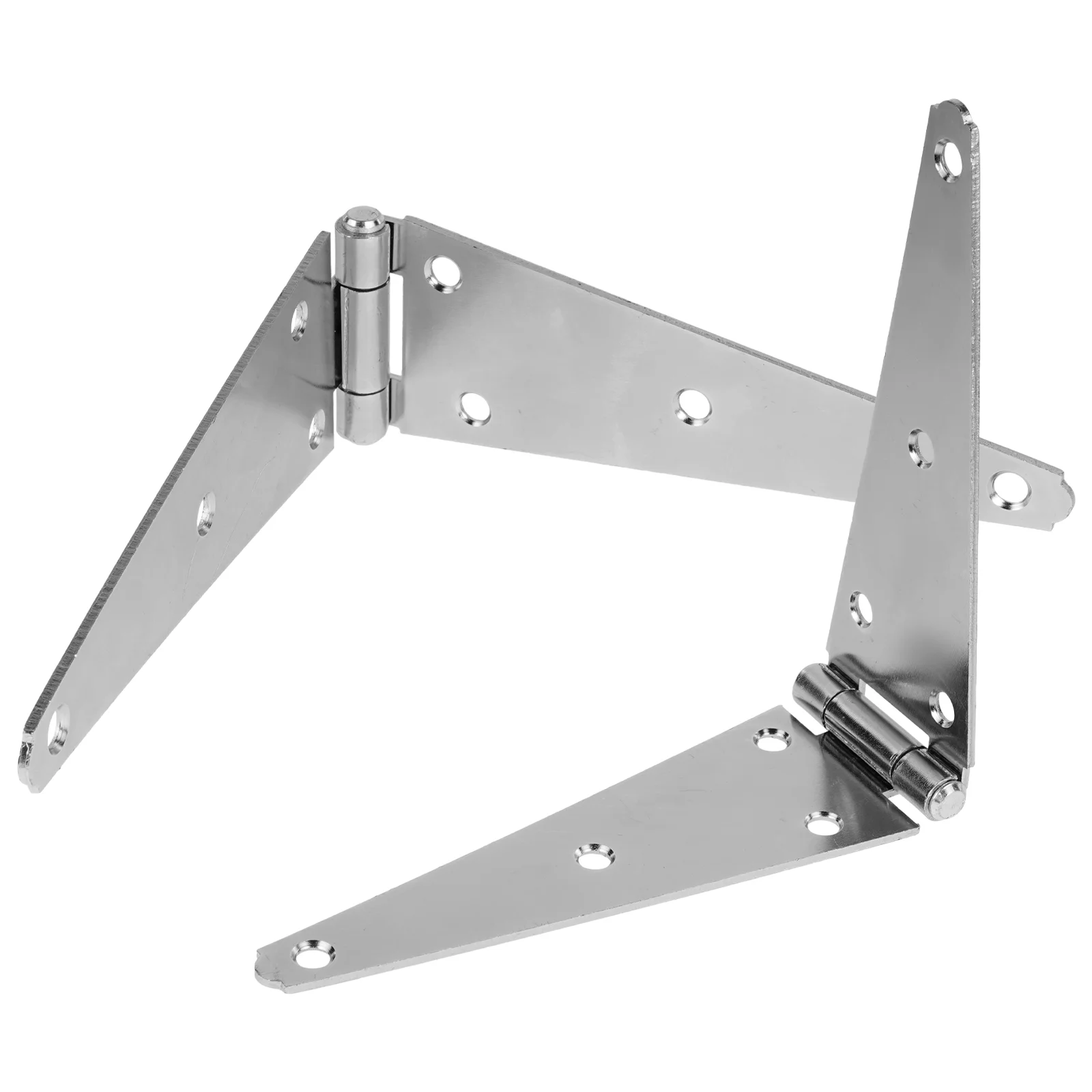 

2 Pcs T-hinge Strong Strap Barndoor Kit Gate Hinges Wooden Fences Heavy Duty Shed Suite