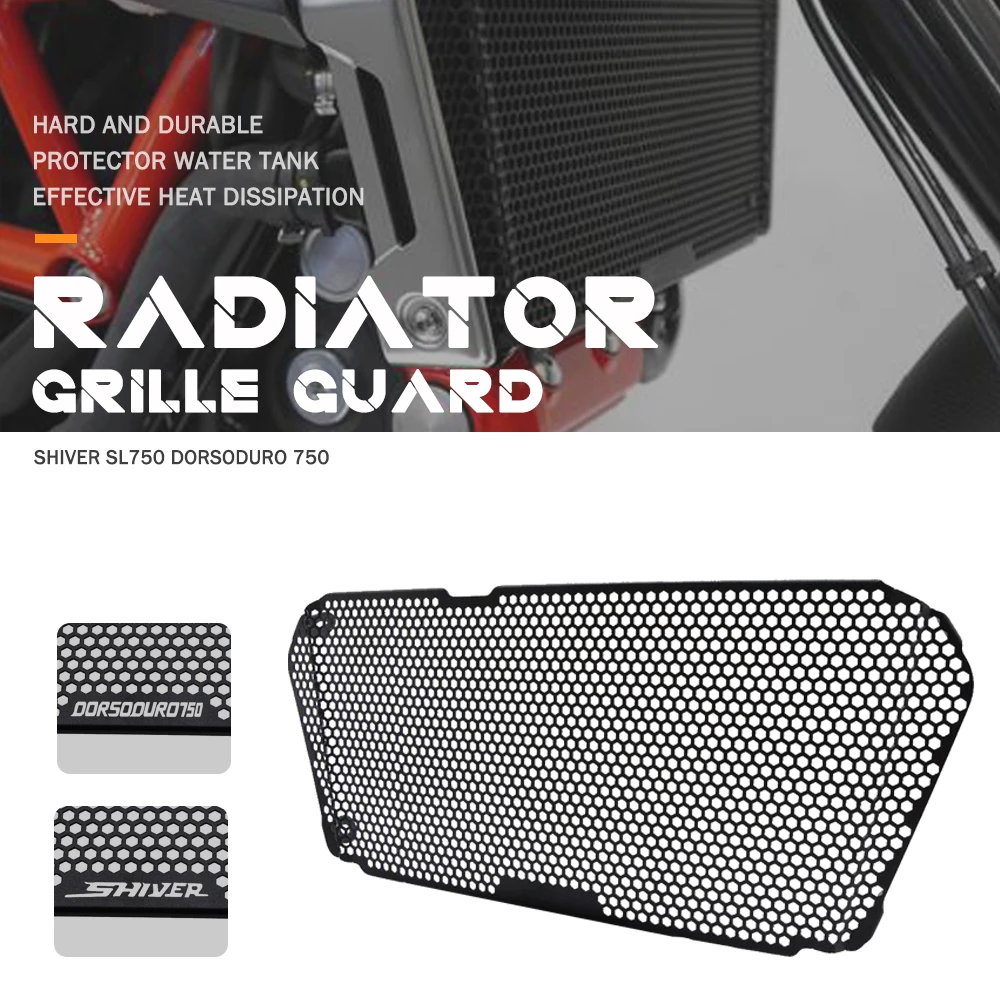 

Radiator Grille Guard Cover For Aprilia / Gilera Shiver 900 E4 900E4 SL 750 SL750 Dorsoduro 750 2018 2019 2020 2021 2022 2023
