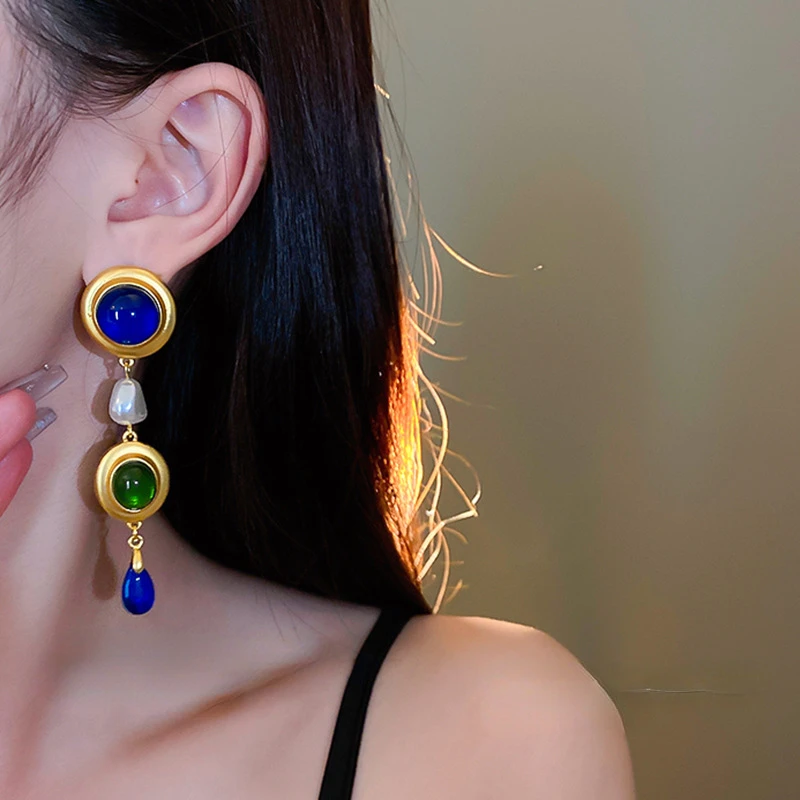 

Drop Pearl Earrings Earrings Personality Trendy Graceful Earrings