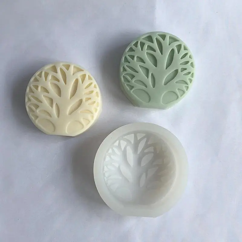 Форма для свечей из натурального дерева 3D форма свечи в виде маленькая ароматная