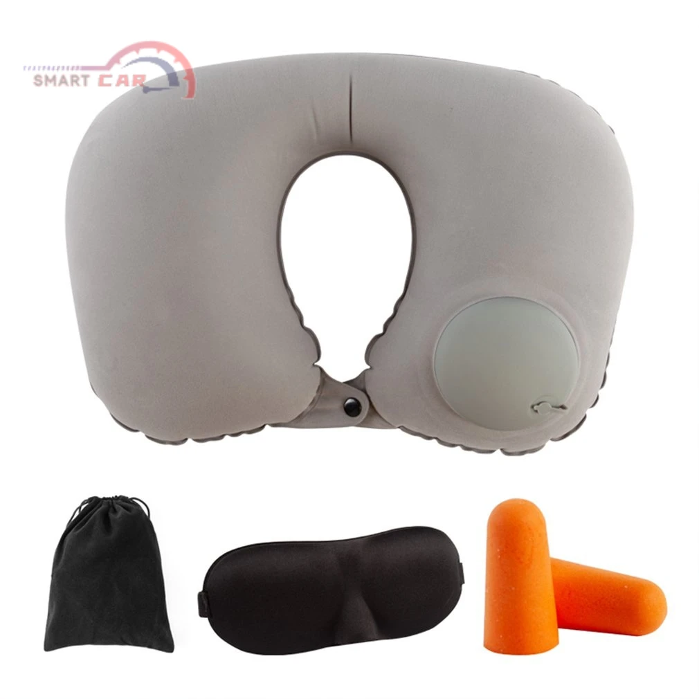 

Auto-pressing And Inflating Neck Pillow Car Interior U-shaped Neck Pillow Soft And Comfortable Inflating Neck Pillow