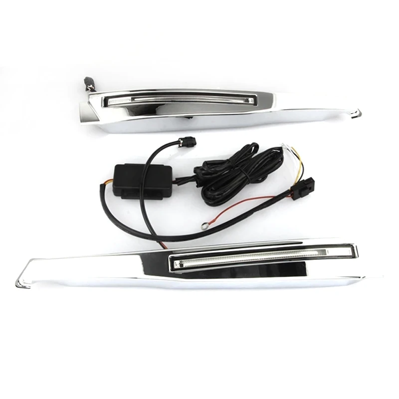 

Дневные ходовые огни AU04-для Jaguar XF 2008-2012, дневные ходовые огни DRL с указателями поворота, дневные огни, светодиодные передние противотуманные ...