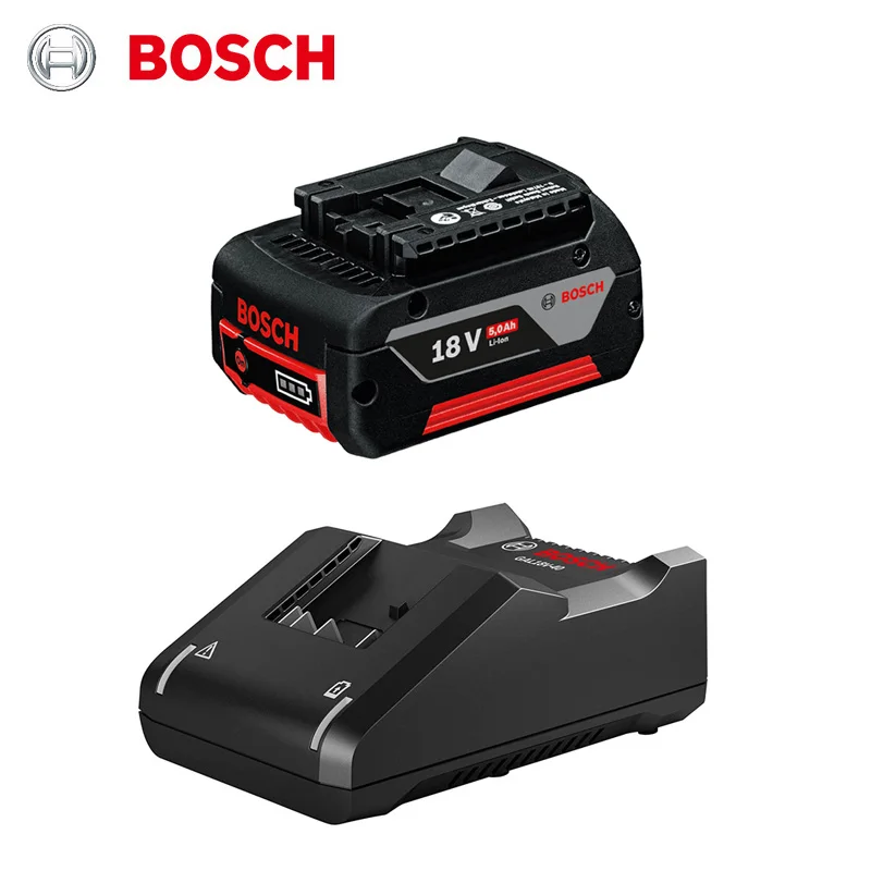 

Комплект зарядного устройства Bosch 18 в, 18 в, 5 Ач, литиевая батарея, Гал. 18V-40, быстрое зарядное устройство