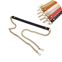 bag chain replacement metal pu leather bag straps for women handbag handles shoulder straps accessories bag handles